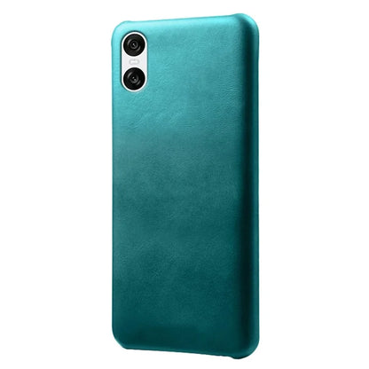 For Sony Xperia 10 VI Case Anti-Scratch Leather + PC Phone Cover Calf Texture