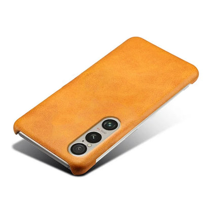 For Sony Xperia 1 VI Cases Calf Texture Leather + PC Cell Phone Cover