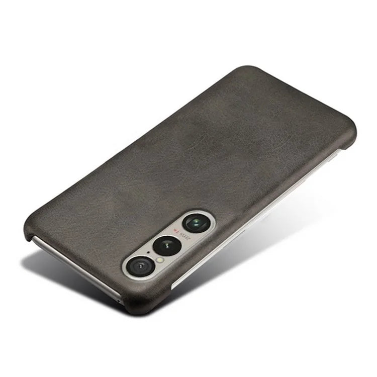 For Sony Xperia 1 VI Cases Calf Texture Leather + PC Cell Phone Cover