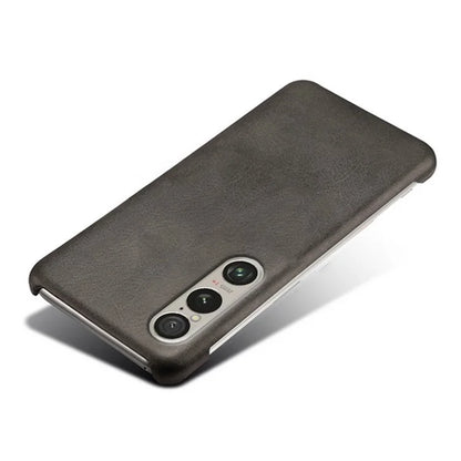 For Sony Xperia 1 VI Cases Calf Texture Leather + PC Cell Phone Cover