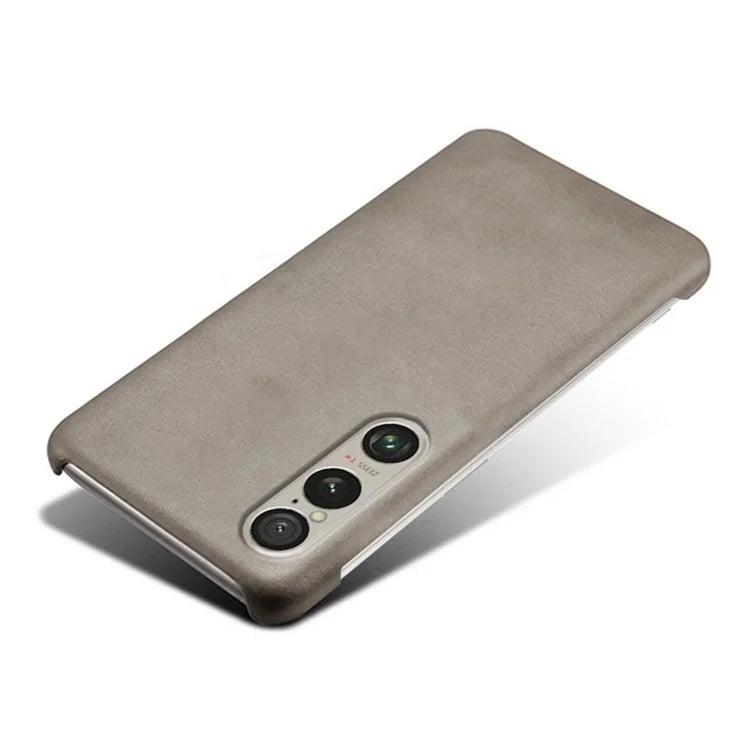 For Sony Xperia 1 VI Cases Calf Texture Leather + PC Cell Phone Cover
