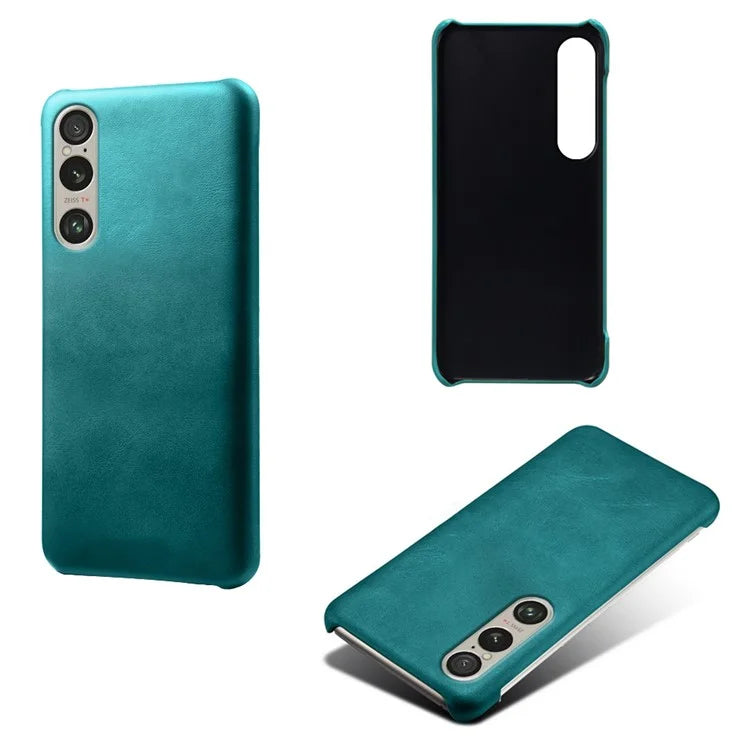 For Sony Xperia 1 VI Cases Calf Texture Leather + PC Cell Phone Cover