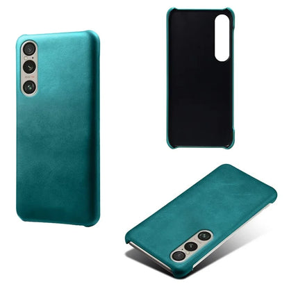 For Sony Xperia 1 VI Cases Calf Texture Leather + PC Cell Phone Cover