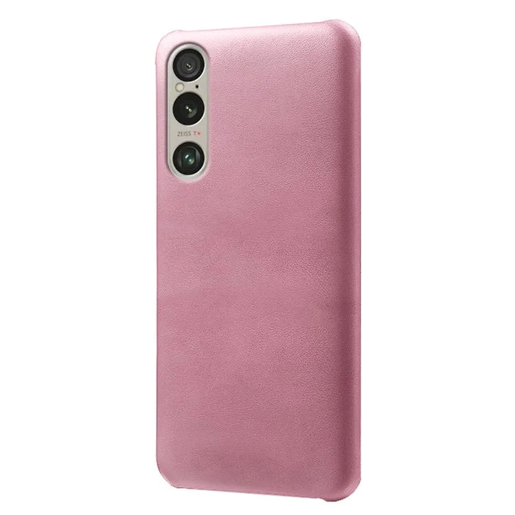 For Sony Xperia 1 VI Cases Calf Texture Leather + PC Cell Phone Cover