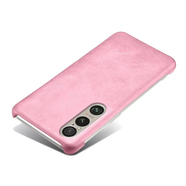 For Sony Xperia 1 VI Cases Calf Texture Leather + PC Cell Phone Cover