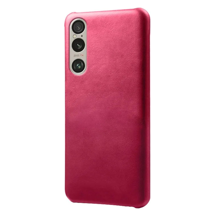 For Sony Xperia 1 VI Cases Calf Texture Leather + PC Cell Phone Cover