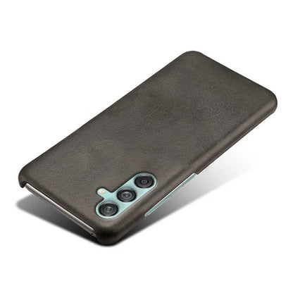 For Samsung Galaxy M55 5G / C55 5G / F55 5G Case PU Leather + Hard PC Phone Cover Calf Texture