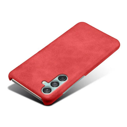 For Samsung Galaxy M55 5G / C55 5G / F55 5G Case PU Leather + Hard PC Phone Cover Calf Texture