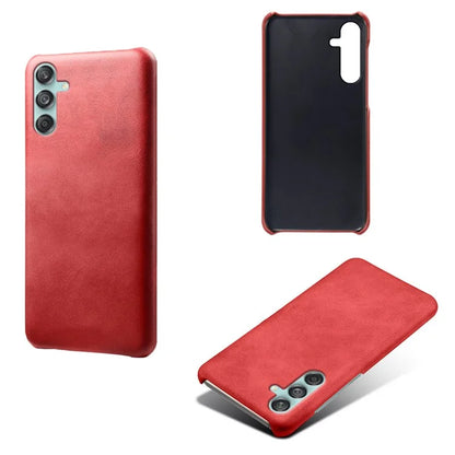 For Samsung Galaxy M55 5G / C55 5G / F55 5G Case PU Leather + Hard PC Phone Cover Calf Texture