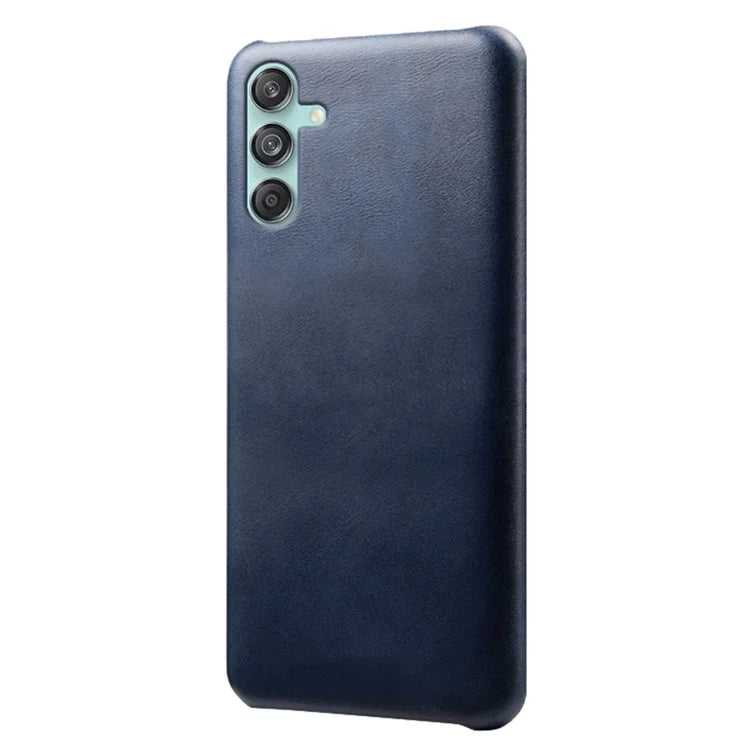 For Samsung Galaxy M55 5G / C55 5G / F55 5G Case PU Leather + Hard PC Phone Cover Calf Texture