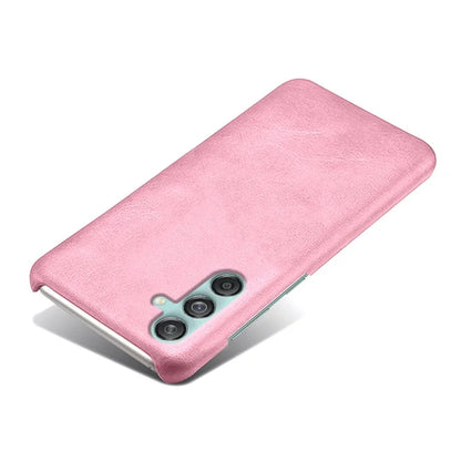 For Samsung Galaxy M55 5G / C55 5G / F55 5G Case PU Leather + Hard PC Phone Cover Calf Texture