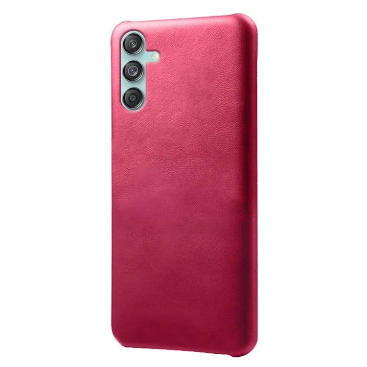 For Samsung Galaxy M55 5G / C55 5G / F55 5G Case PU Leather + Hard PC Phone Cover Calf Texture