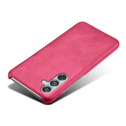 For Samsung Galaxy M55 5G / C55 5G / F55 5G Case PU Leather + Hard PC Phone Cover Calf Texture