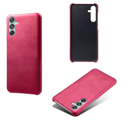 For Samsung Galaxy M55 5G / C55 5G / F55 5G Case PU Leather + Hard PC Phone Cover Calf Texture