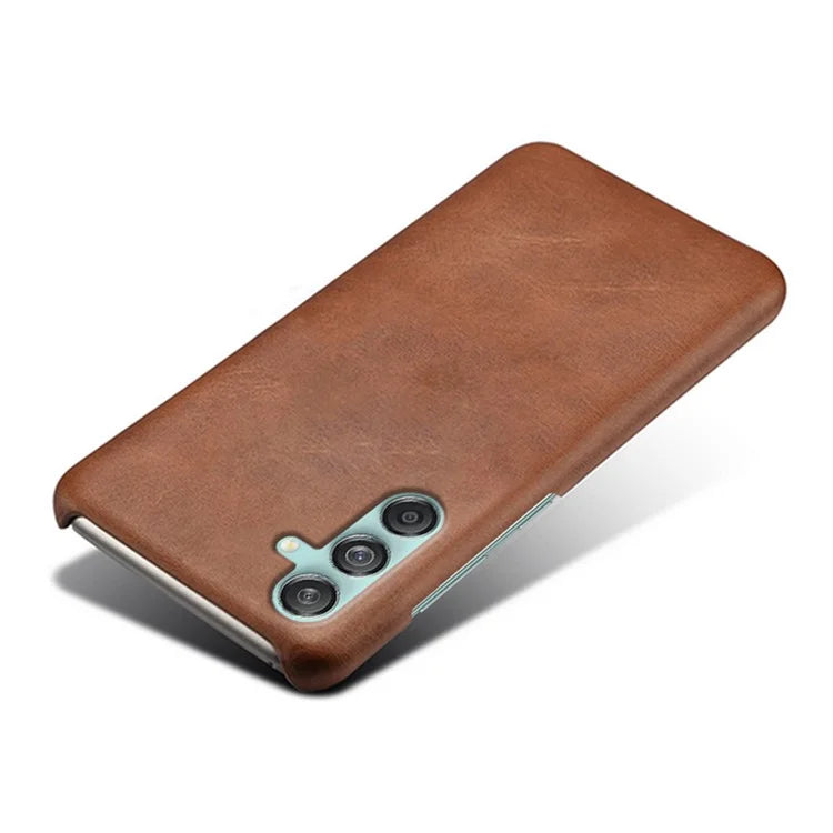 For Samsung Galaxy M55 5G / C55 5G / F55 5G Case PU Leather + Hard PC Phone Cover Calf Texture