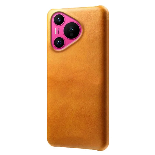 For Huawei Pura 70 Case Calf Texture Leather Coated Hard PC Phone Cover