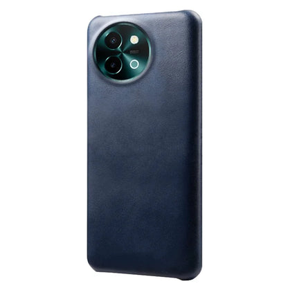 For vivo Y38 5G Cases Calf Texture Leather Hard PC Phone Cover