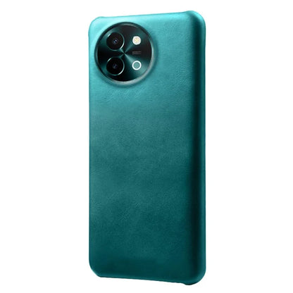 For vivo Y38 5G Cases Calf Texture Leather Hard PC Phone Cover