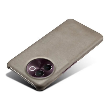For vivo V30e 5G Case Leather Coated PC Protective Phone Cover Calf Texture