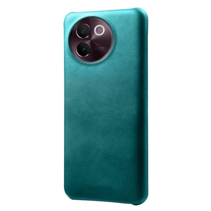 For vivo V30e 5G Case Leather Coated PC Protective Phone Cover Calf Texture