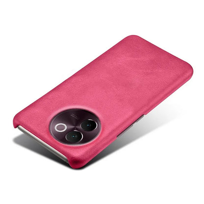 For vivo V30e 5G Case Leather Coated PC Protective Phone Cover Calf Texture