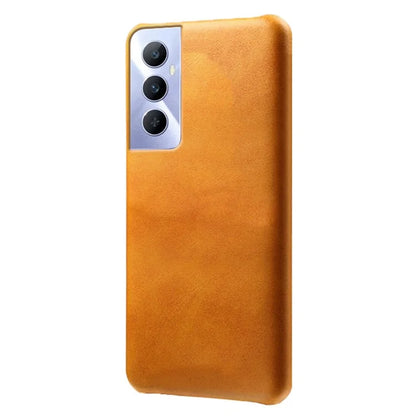 For Realme C65 4G Cases Anti-Drop Leather + PC Phone Cover Calf Texture