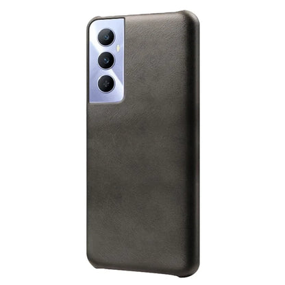 For Realme C65 4G Cases Anti-Drop Leather + PC Phone Cover Calf Texture
