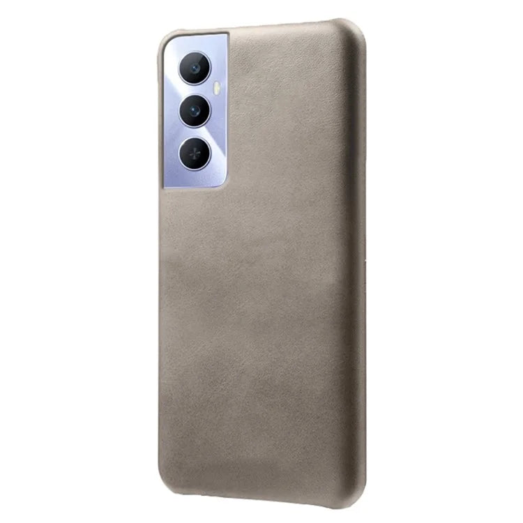 For Realme C65 4G Cases Anti-Drop Leather + PC Phone Cover Calf Texture