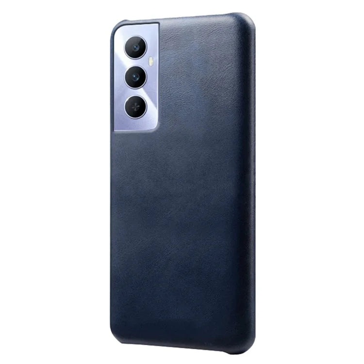 For Realme C65 4G Cases Anti-Drop Leather + PC Phone Cover Calf Texture