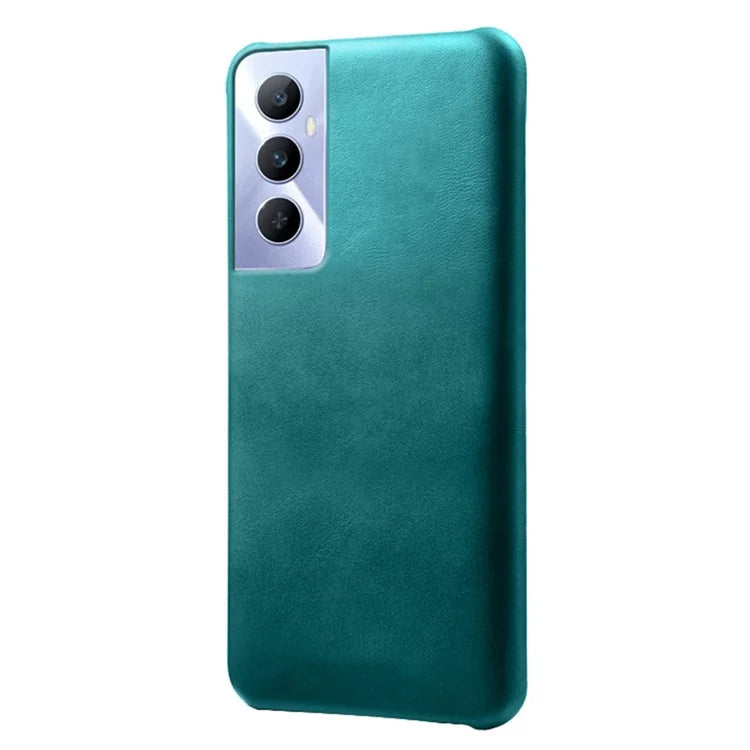 For Realme C65 4G Cases Anti-Drop Leather + PC Phone Cover Calf Texture
