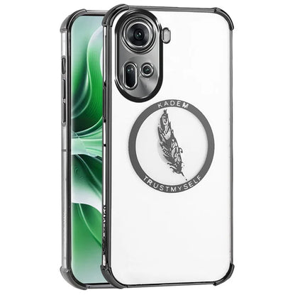 KADEM For Oppo Reno11 5G (Global) Case Electroplating Clear TPU Phone Cover