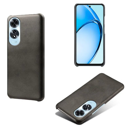 For Oppo A60 4G Shockproof Case Calf Texture Leather + PC Cell Phone Cover