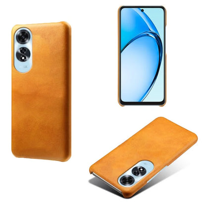 For Oppo A60 4G Shockproof Case Calf Texture Leather + PC Cell Phone Cover