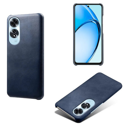 For Oppo A60 4G Shockproof Case Calf Texture Leather + PC Cell Phone Cover