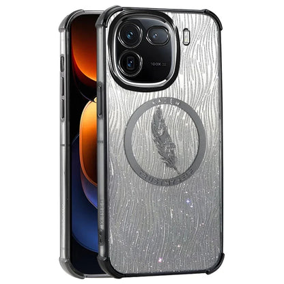 KADEM For vivo iQOO 12 Pro 5G Case Electroplating Glittery Soft TPU Phone Cover