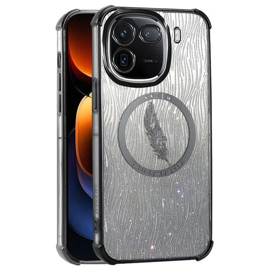KADEM For vivo iQOO 12 Pro 5G Case Electroplating Glittery Soft TPU Phone Cover