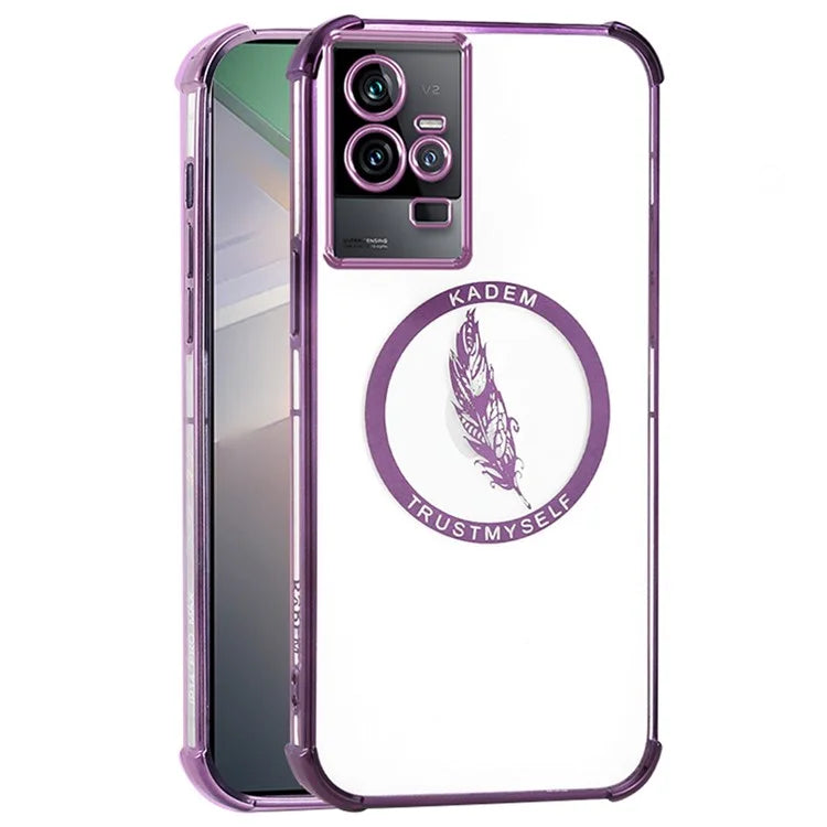 KADEM For vivo iQOO 11 5G Case Anti-Drop Transparent TPU Phone Cover