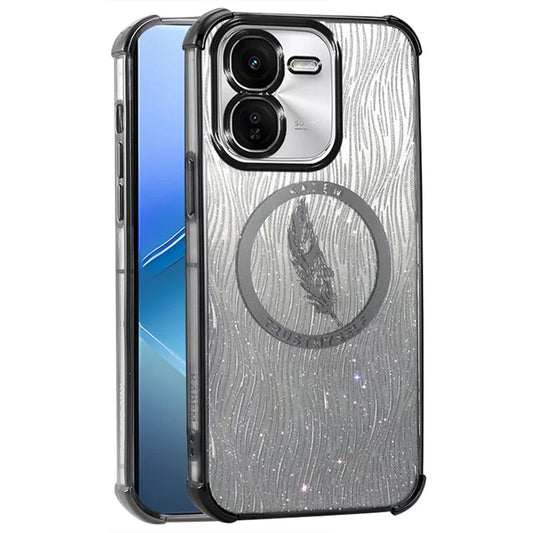 KADEM For vivo iQOO Z9x 5G TPU Case Electroplating Glittery Slim Phone Cover