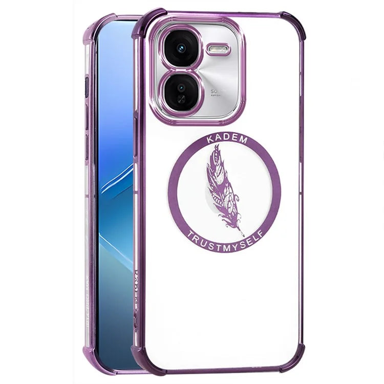 KADEM For vivo iQOO Z9x 5G Case Soft TPU Phone Cover Transparent Reinforced Corners