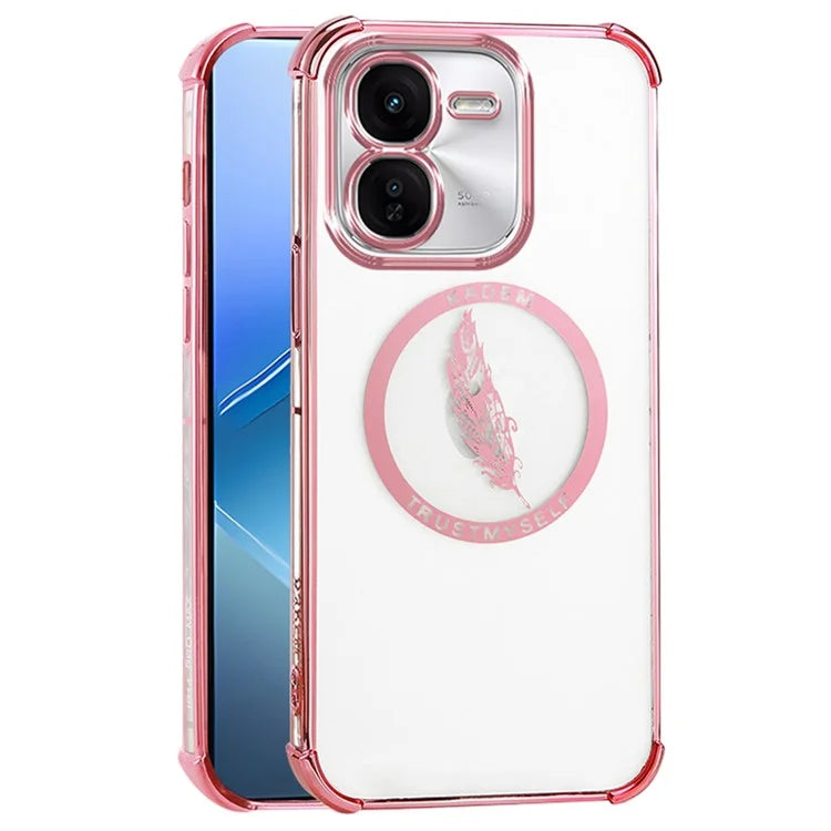 KADEM For vivo iQOO Z9x 5G Case Soft TPU Phone Cover Transparent Reinforced Corners