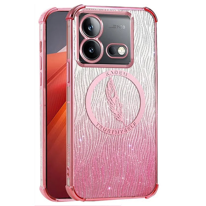KADEM For vivo iQOO Neo8 5G / Neo8 Pro 5G Case Glitter Shockproof TPU Phone Cover