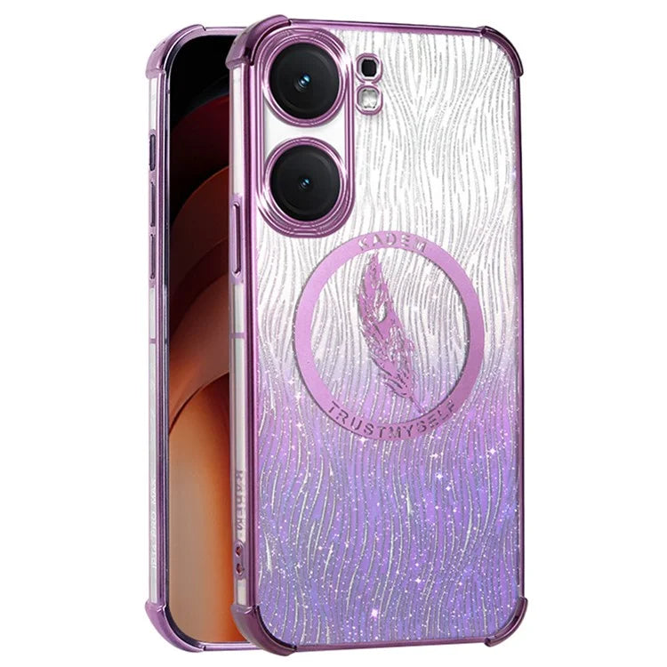KADEM For vivo iQOO Neo9 5G / Neo9 Pro 5G Case Reinforced Corners TPU Phone Cover Luxury Sparkle