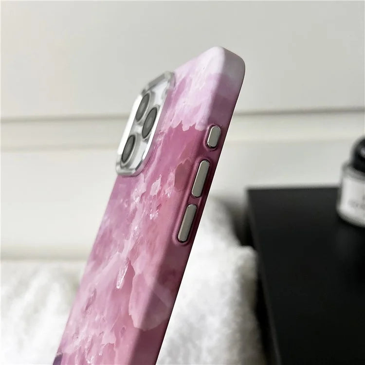ARU For iPhone 13 Pro Max Magnetic Case Pattern Print PC Phone Cover