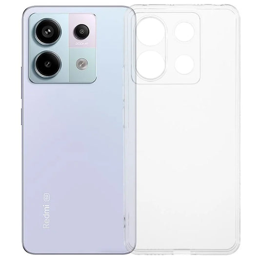For Xiaomi Redmi Note 13 Pro 5G / Poco X6 5G Case TPU Phone Cover Transparent Watermark-Free