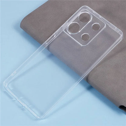For Xiaomi Redmi Note 13 5G Case Clear TPU Phone Cover Watermark-Free