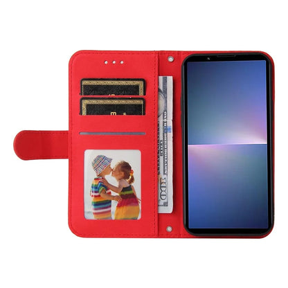 For Sony Xperia 5 V Case PU Leather Phone Cover Tree Hardware Decor
