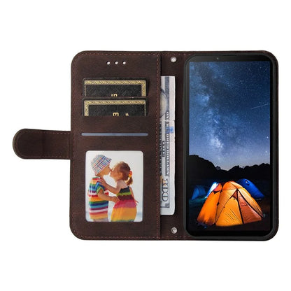 For Sony Xperia 10 V Wallet Case Skin-Touch PU Leather Flip Phone Cover