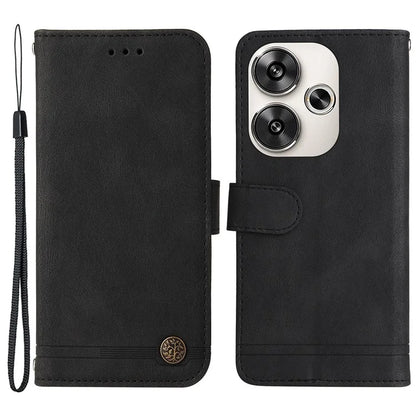 For Xiaomi Redmi Turbo 3 5G / Poco F6 5G Case Skin-Touch PU Leather Wallet Phone Cover
