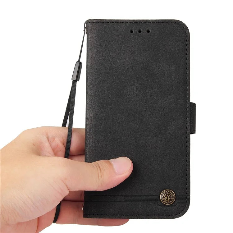 For Xiaomi Redmi Turbo 3 5G / Poco F6 5G Case Skin-Touch PU Leather Wallet Phone Cover