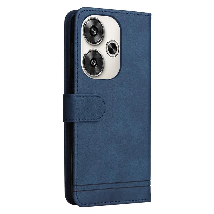 For Xiaomi Redmi Turbo 3 5G / Poco F6 5G Case Skin-Touch PU Leather Wallet Phone Cover